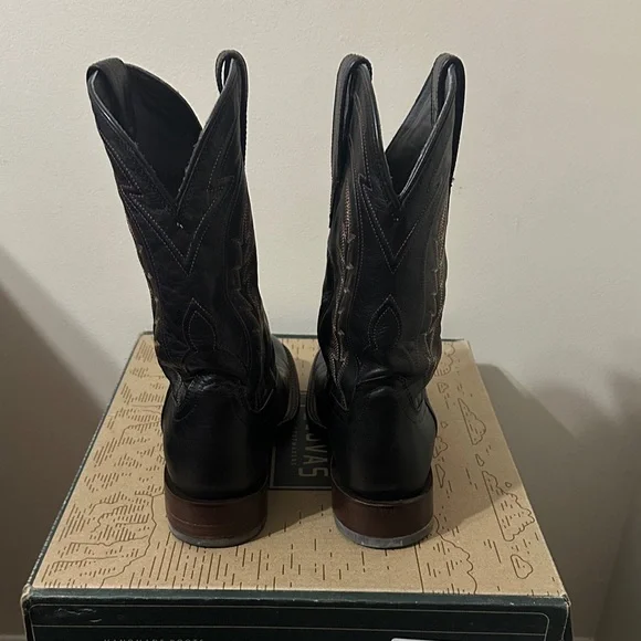 Tecovas Classic Black Cowboy Boots - Picture 6 of 6